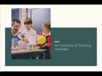 An overview of teaching assistant