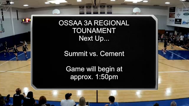 3A Regional Tournament: Summit vs Cement
