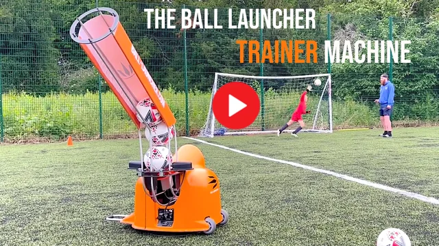 Self launching ball clearance machine