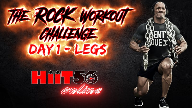 The Rock Workout Challenge | Day 1 | Legs