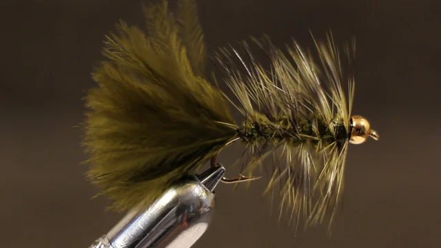 Bass, Saltwater & Streamer Flies - Olive or Bead Head Wooly Bugger