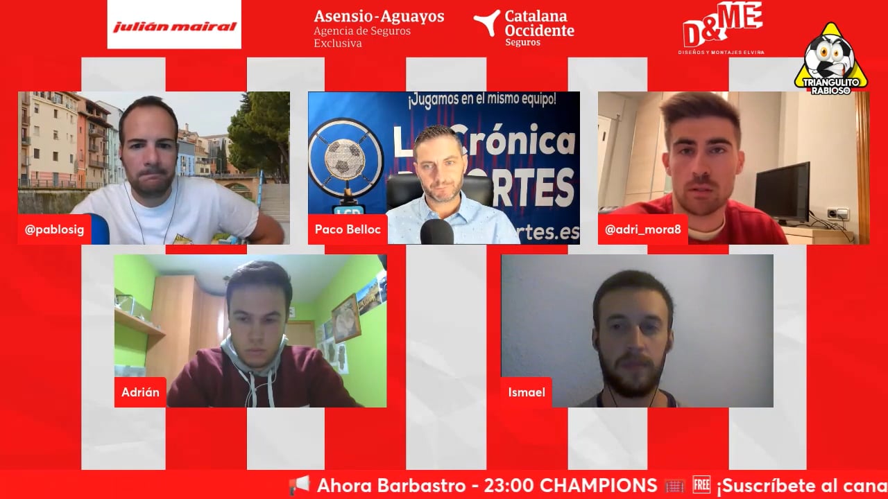 (Jornada 4) TERTULIA UD BARBASTRO / 3ª División / Fuente: Canal YouTube El Triangulito Rabioso