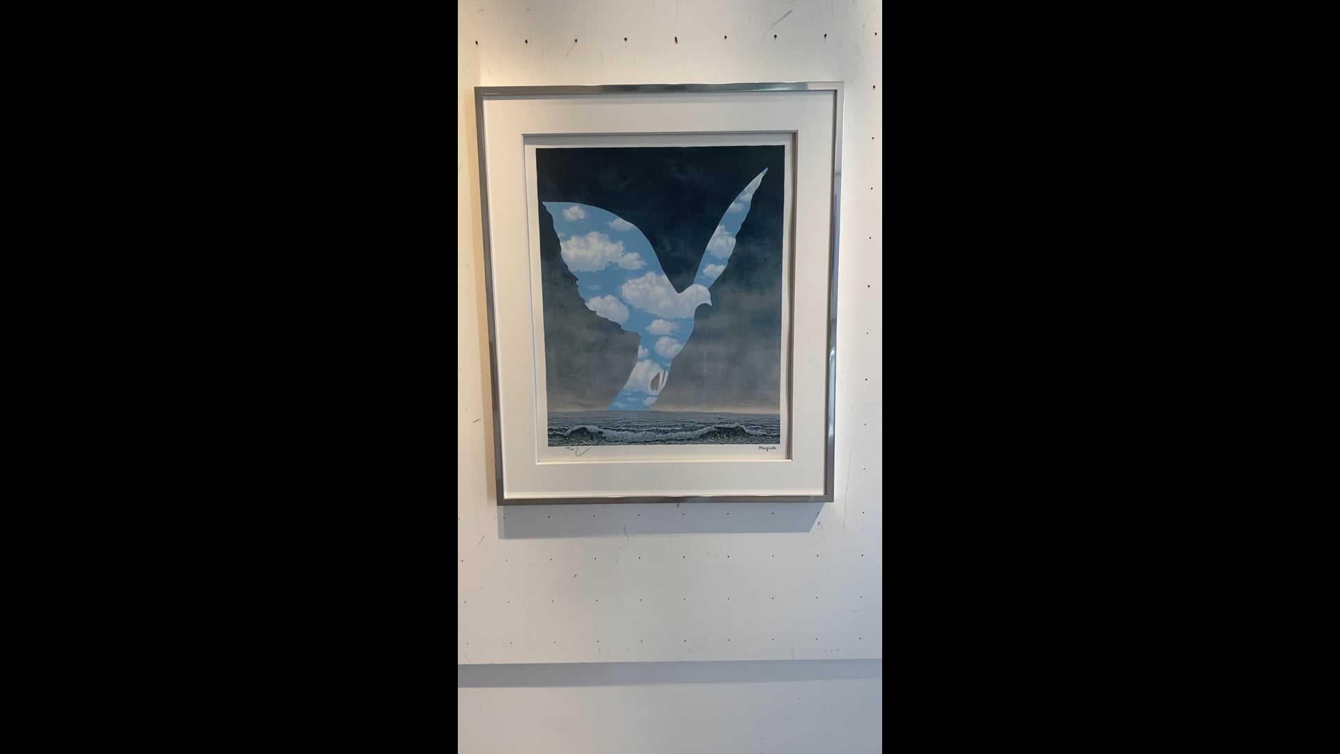 René Magritte - La Grande Famille- original Magritte lithograph