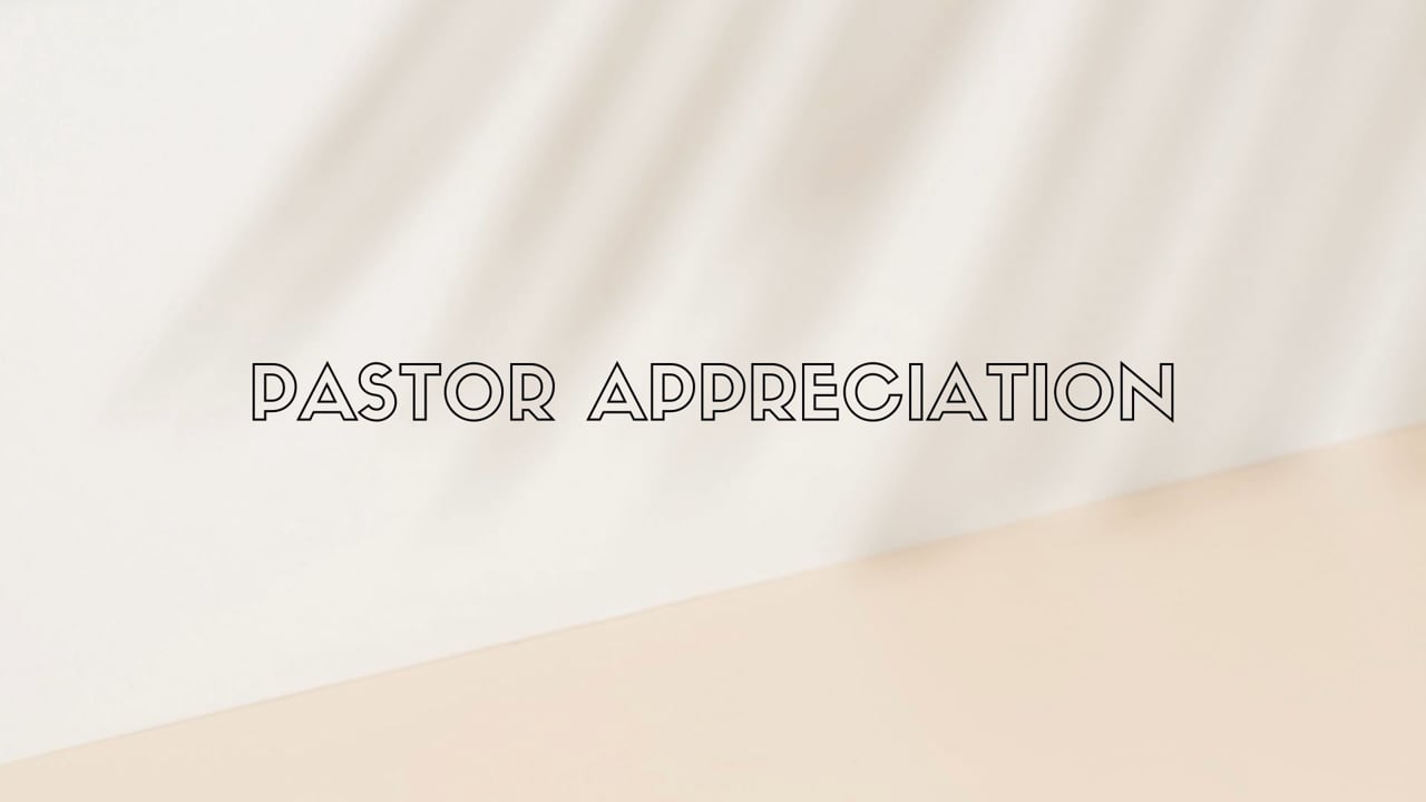 Pastor Appreciation W.A. 2022