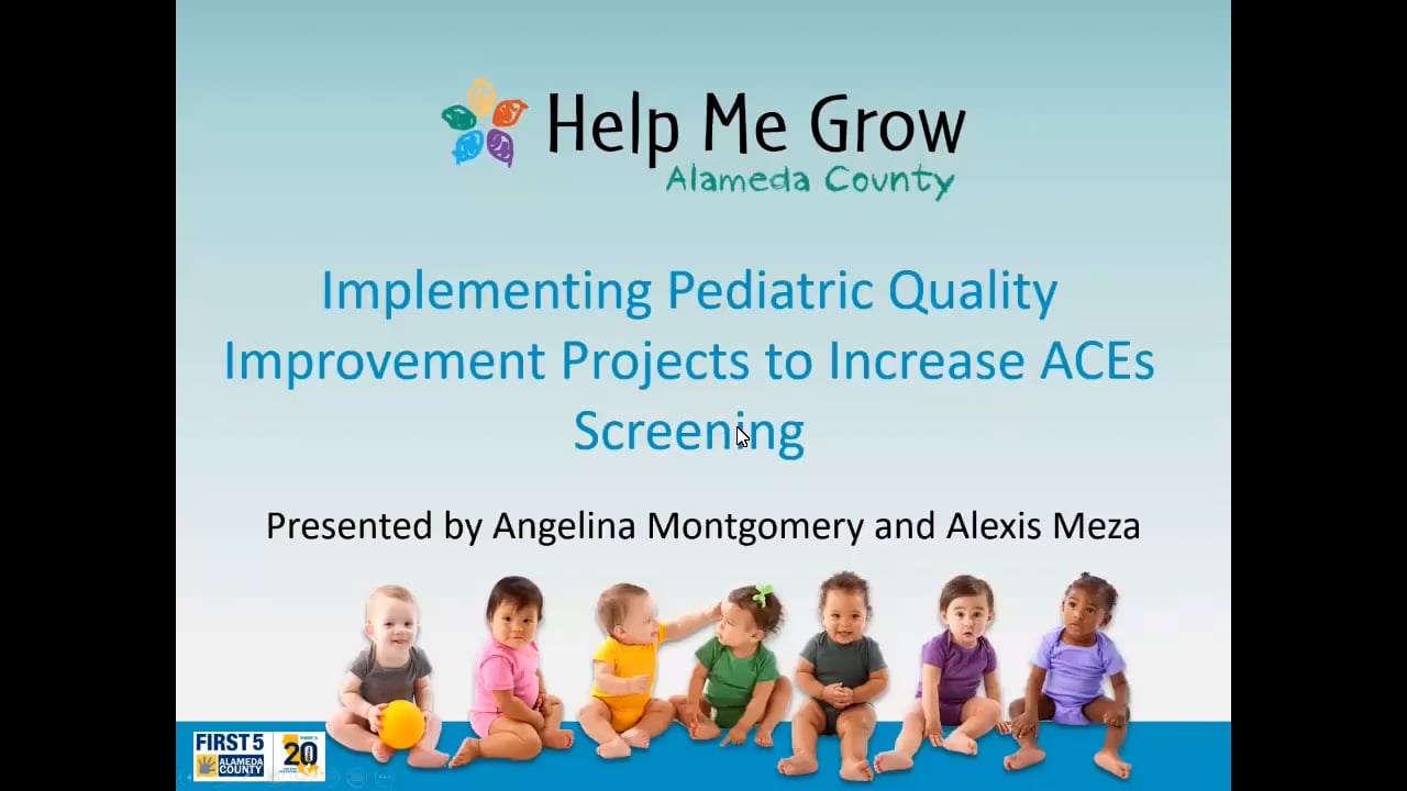 Implementing Pediatric Quality Improvement Projects to Increase ACEs ...