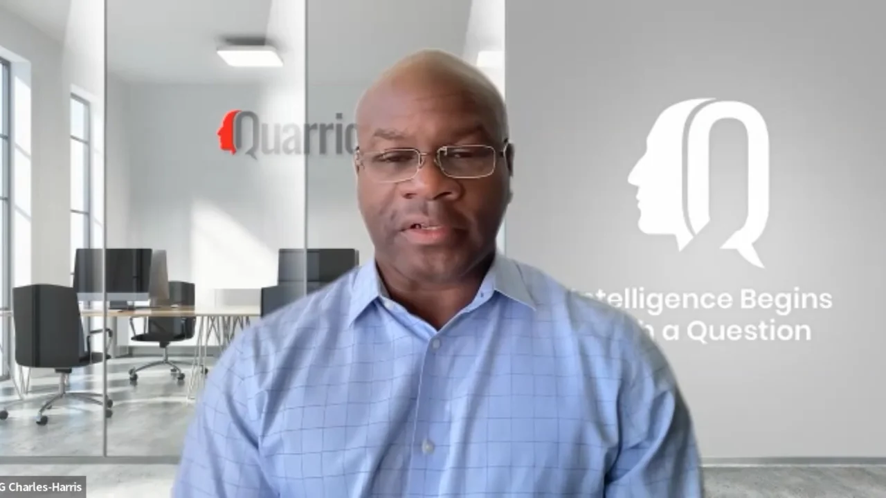 KG Charles-Harris, CEO of Quarrio