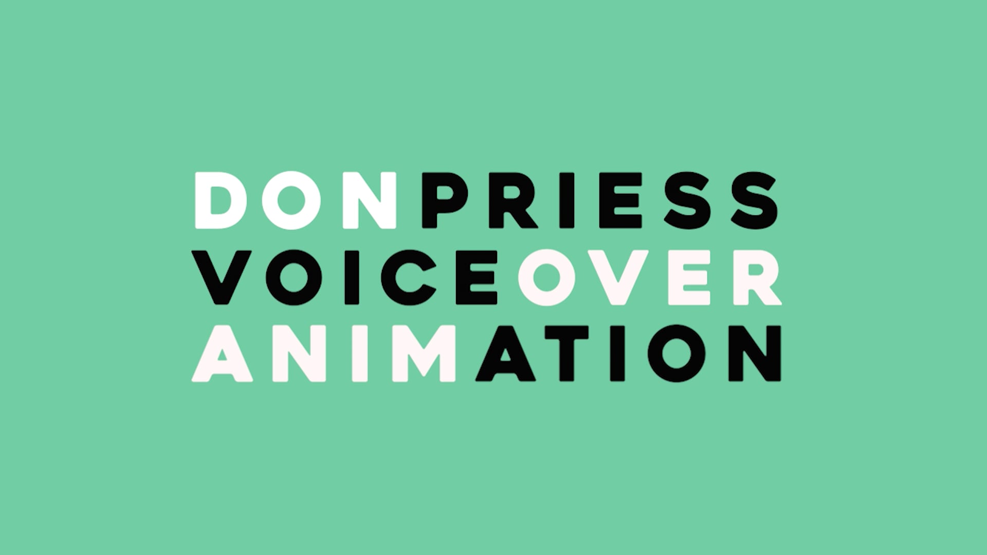 DON PRIESS VO REEL - ANIMATION