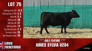 Lot #75 - AIRIES SYLVIA U284