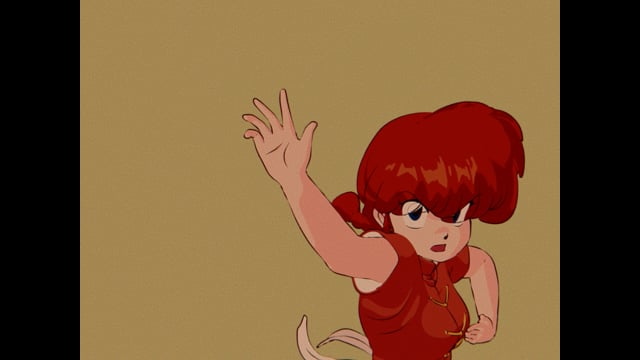 Ranma 1/2　3D　animation test