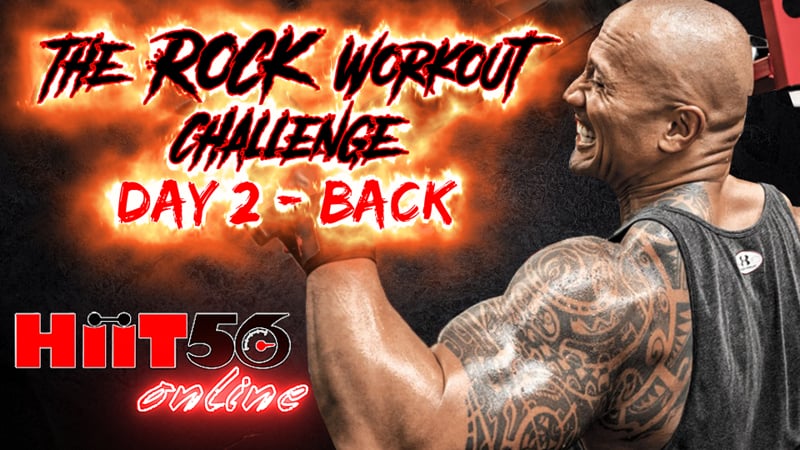 The Rock Workout Challenge | Day 2 | Back