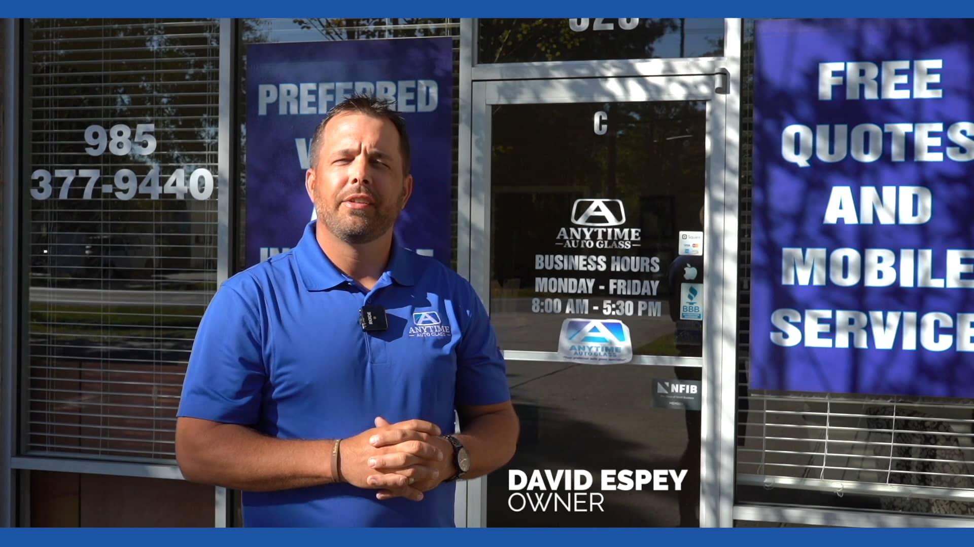 Anytime Auto Glass on Vimeo