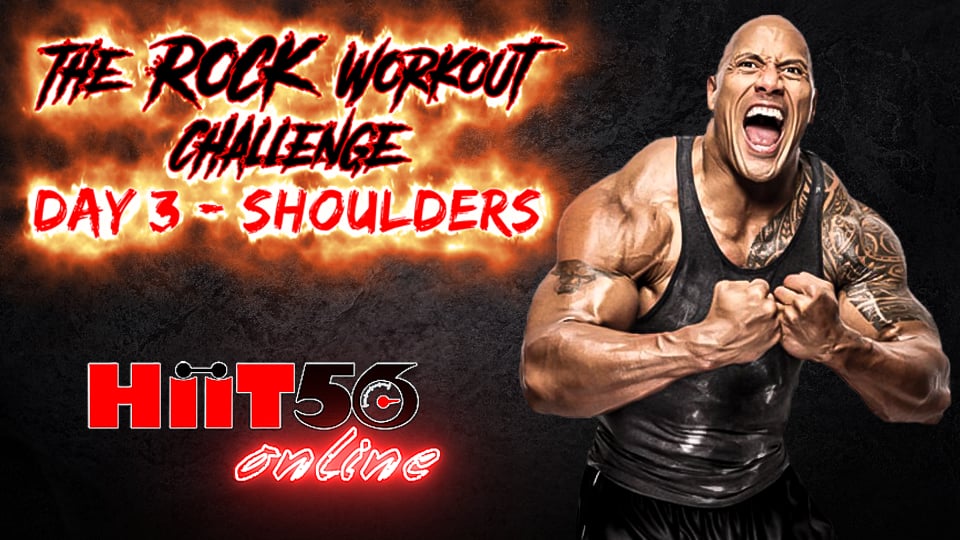 The Rock Workout Challenge | Day 3 | Shoulders