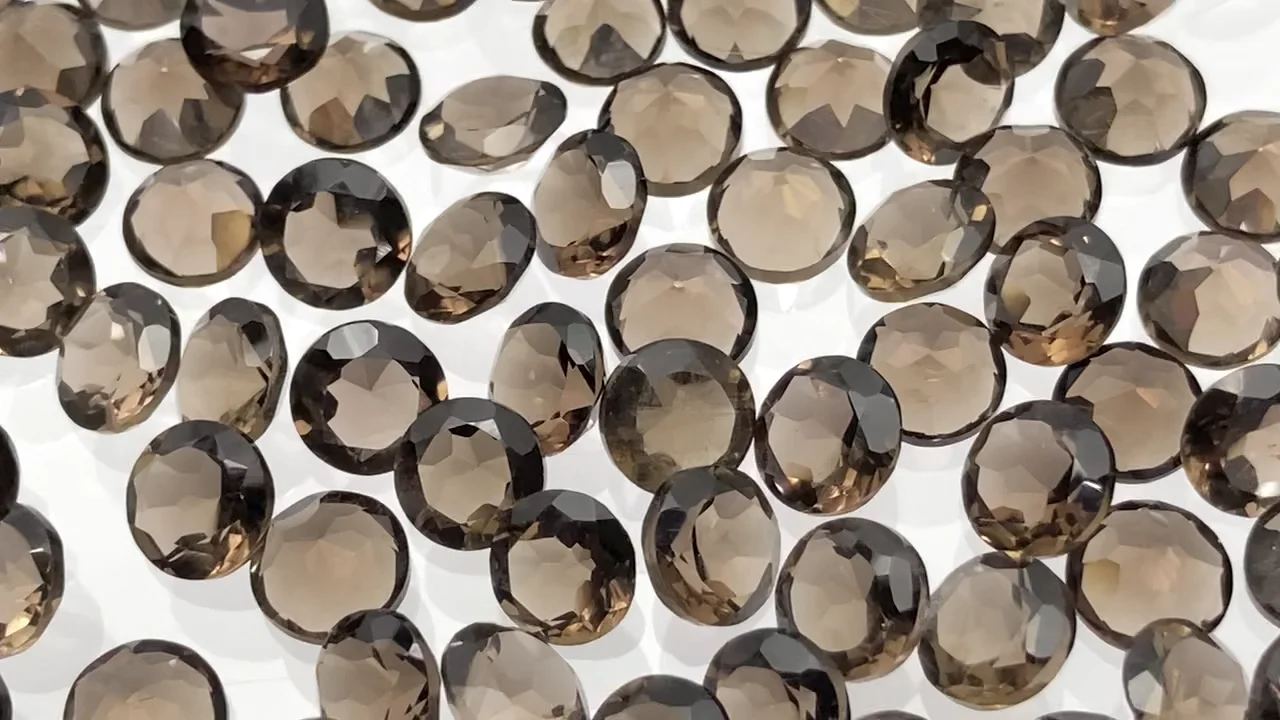 スモーキークォーツ （茶水晶）｜産地・ブラジル 穴なしラウンド