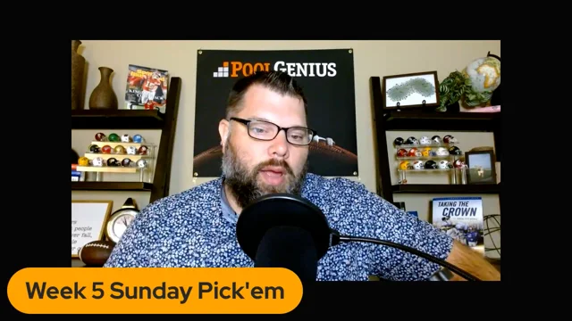 VIDEO: NFL Week 5 Sunday Pick'em Breakdown (2022) - PoolGenius