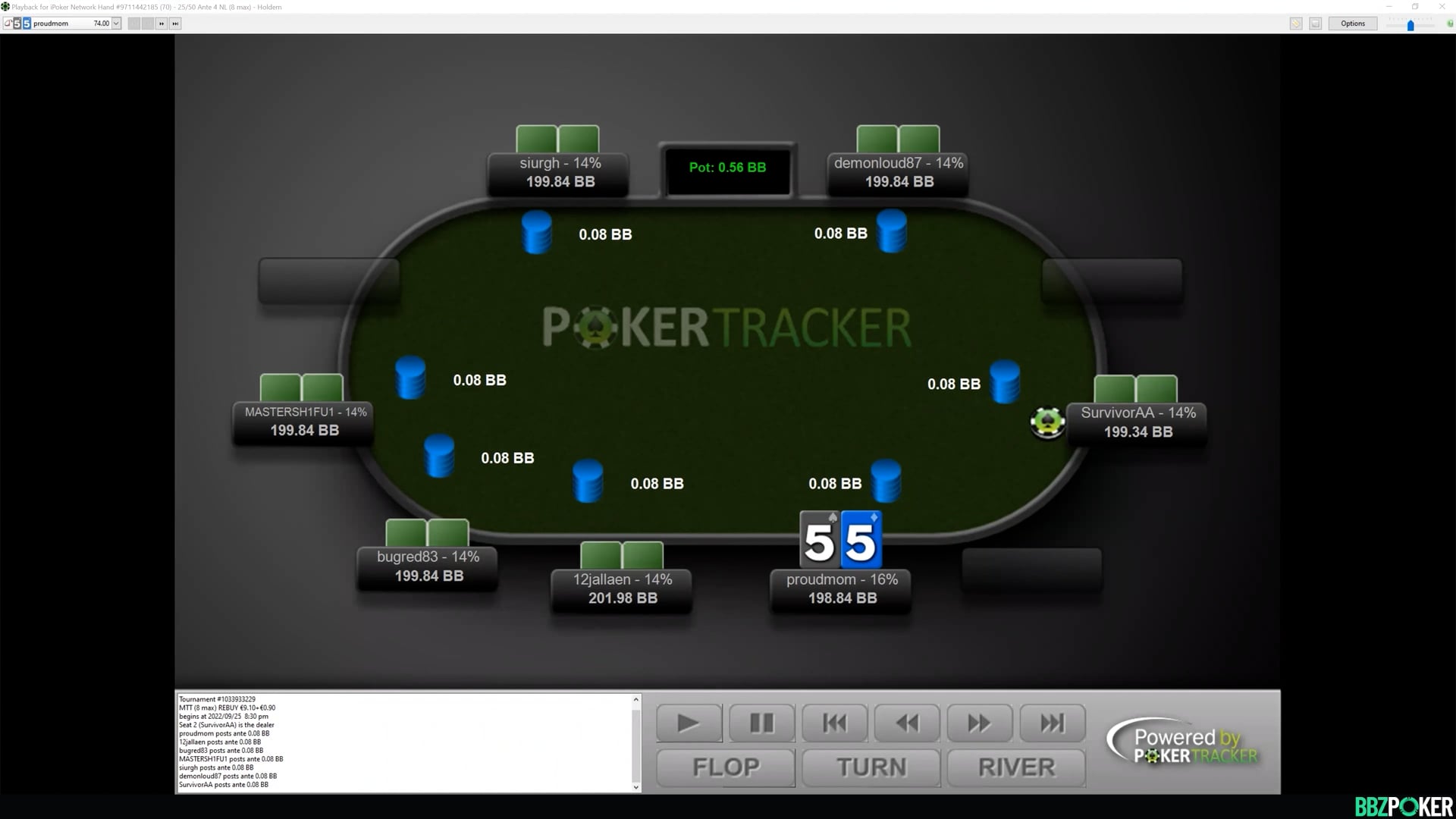 Low Stakes Freezeout Student Hand History Review