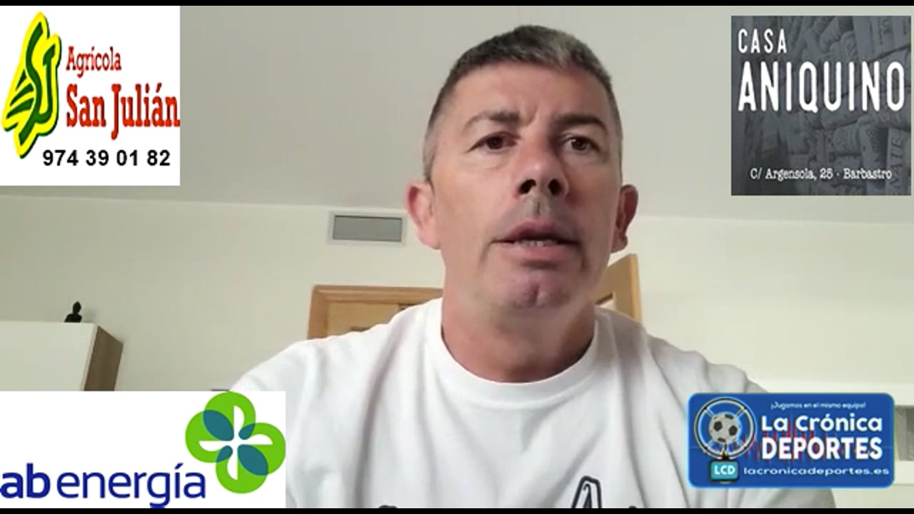 JORGE ABAD (Entrenador Cuarte) CF Calamocha 0-2 CD Cuarte / Jornada 5 / 3ª División