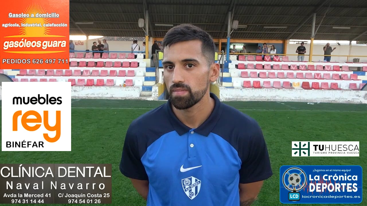 SEBAS MARTÍNEZ (Entrenador Huesca B) AD Almudévar 0-1 Huesca B / Jornada 5 / 3ª División