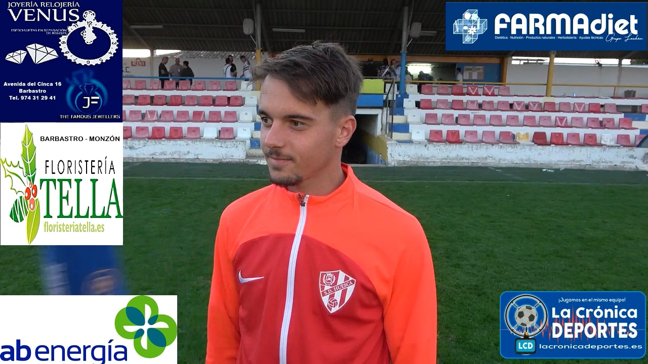 GUSTAVO ABIZANDA (Jugador Huesca B) AD Almudévar 0-1 Huesca B / Jornada 5 / 3ª División