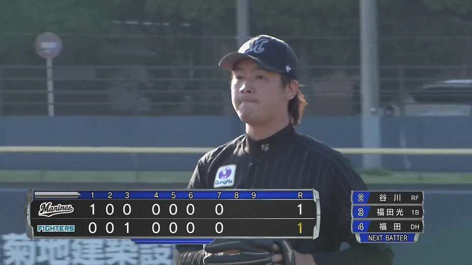 【ファーム】圧巻の投球!! マリーンズ・二木康太が7回1失点の好投を披露!! 2022年10月1日  北海道日本ハムファイターズ 対 千葉ロッテマリーンズ