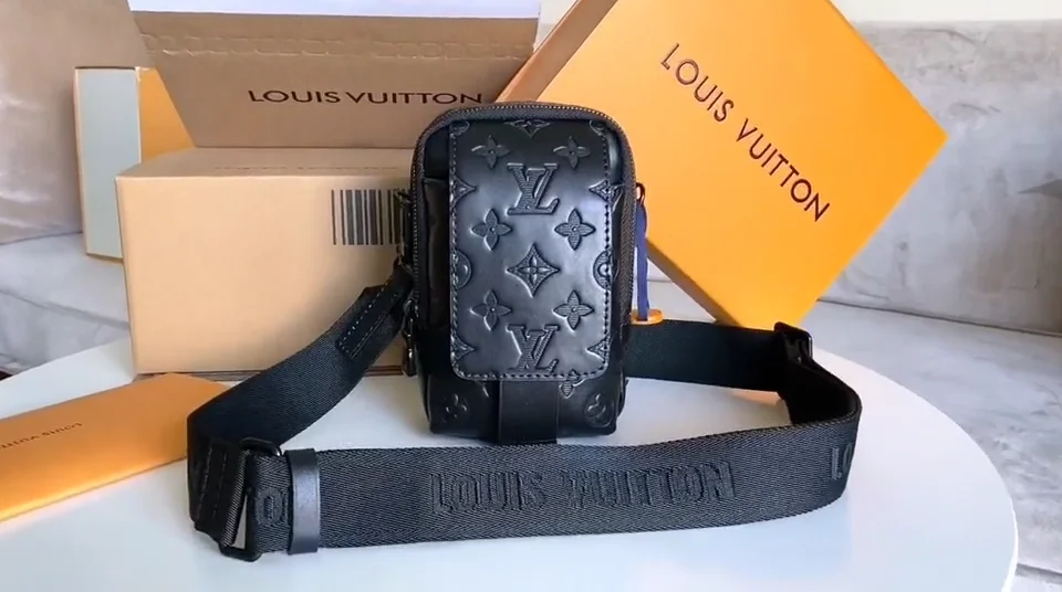 Shop Louis Vuitton MONOGRAM Double Phone Pouch Nm (M81323) by  RedondoBeach-LA
