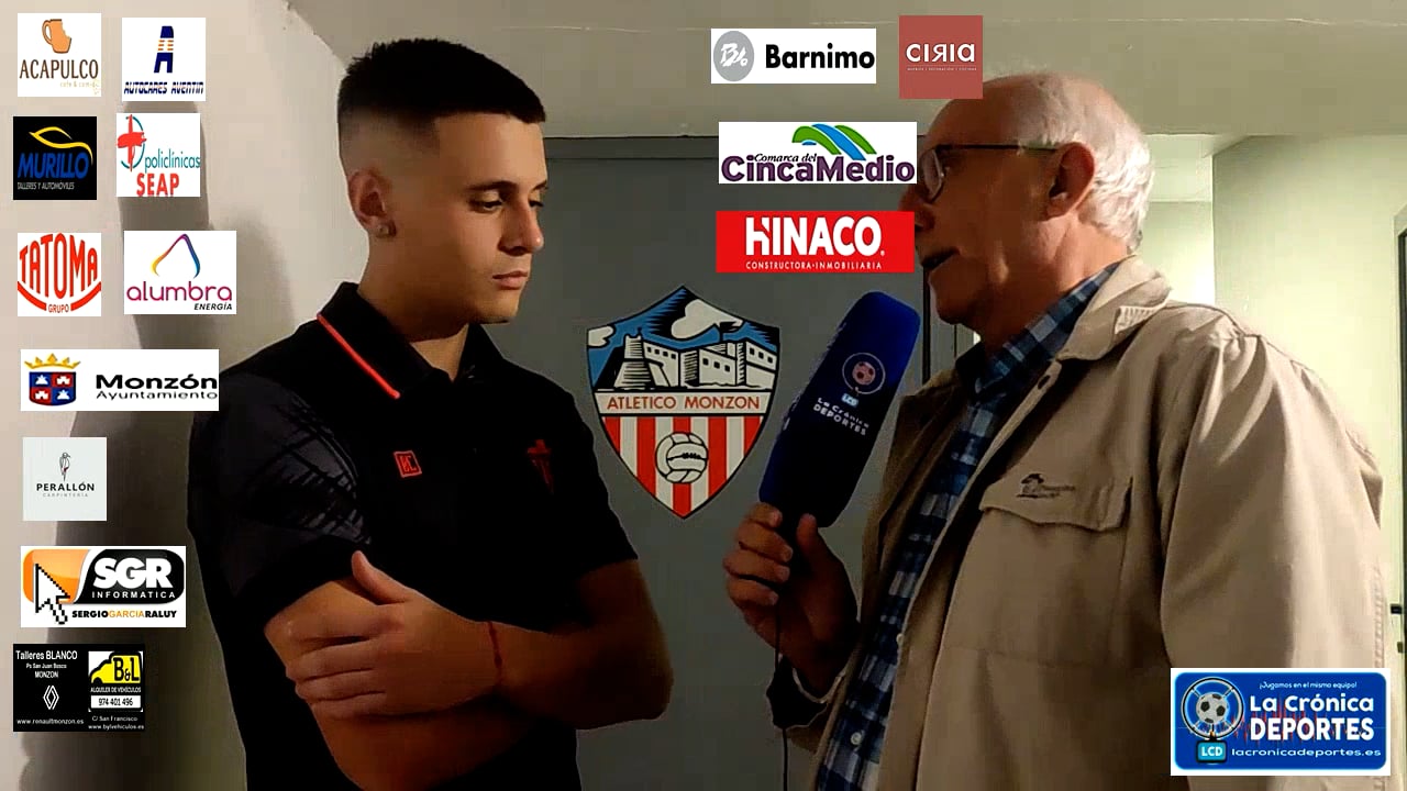 KIRIAN  JIMENEZ (Jugador Monzón) AT Monzón Alumbra 0-1 Caspe / J 5 / 3ª División