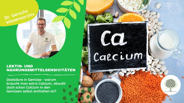 Muss man zu Gemüse extra Calcium essen?