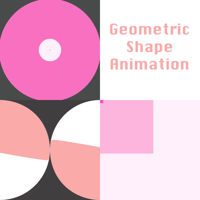 Geometric shape animation