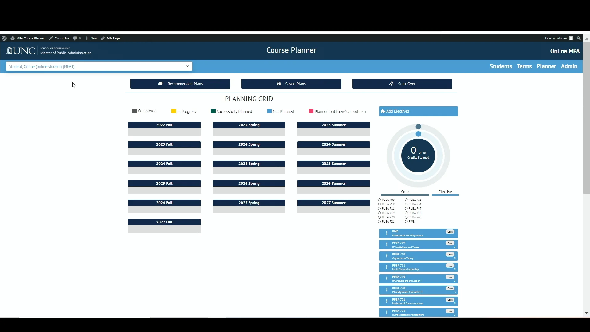Navigation Bar on Vimeo
