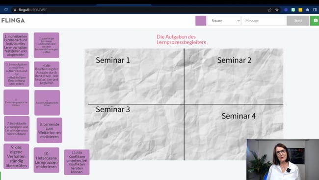 7 - Übersicht der Aufgaben von Lernprozessbegleiter:innen in Modul B