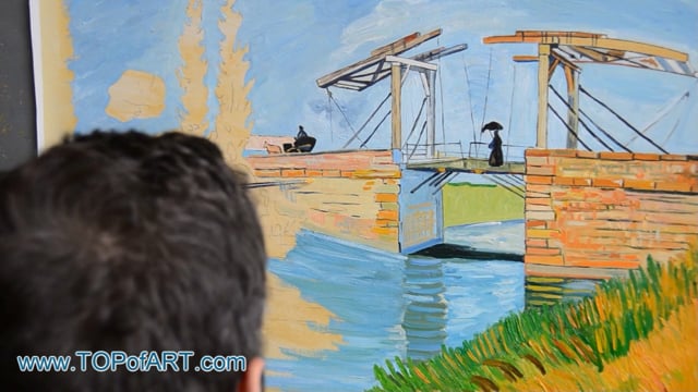 van Gogh | The Langlois Bridge at Arles | Painting Reproduction Video | TOPofART