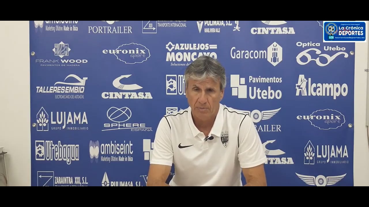 JUAN CARLOS BELTRÁN (Entrenador Utebo) Utebo FC 4-2 SD Beasain / Jornada 6 / 2ª RFEF - Grupo 2 / Fuente: Facebook Utebo FC