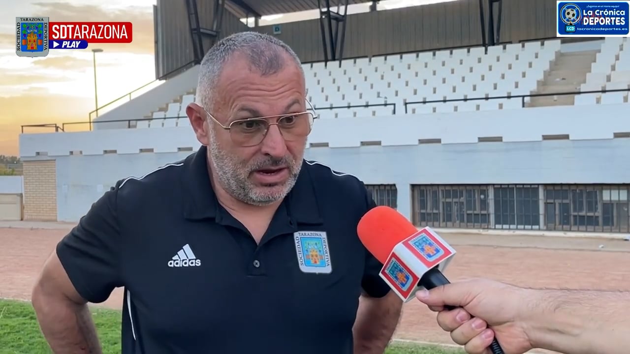 JAVI MORENO (Entrenador Tarazona) CD Alfaro 0-3 SD Tarazona / Jornada 6 / 2ª RFEF - Grupo 3 / Fuente: Facebook SD Tarazona