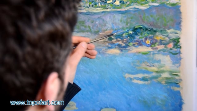 Monet | Water Lilies | Painting Reproduction Video | TOPofART