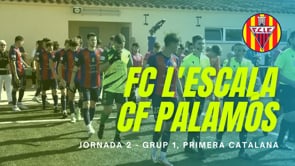 Resum FC l'Escala 3 - 0 CF Palamós