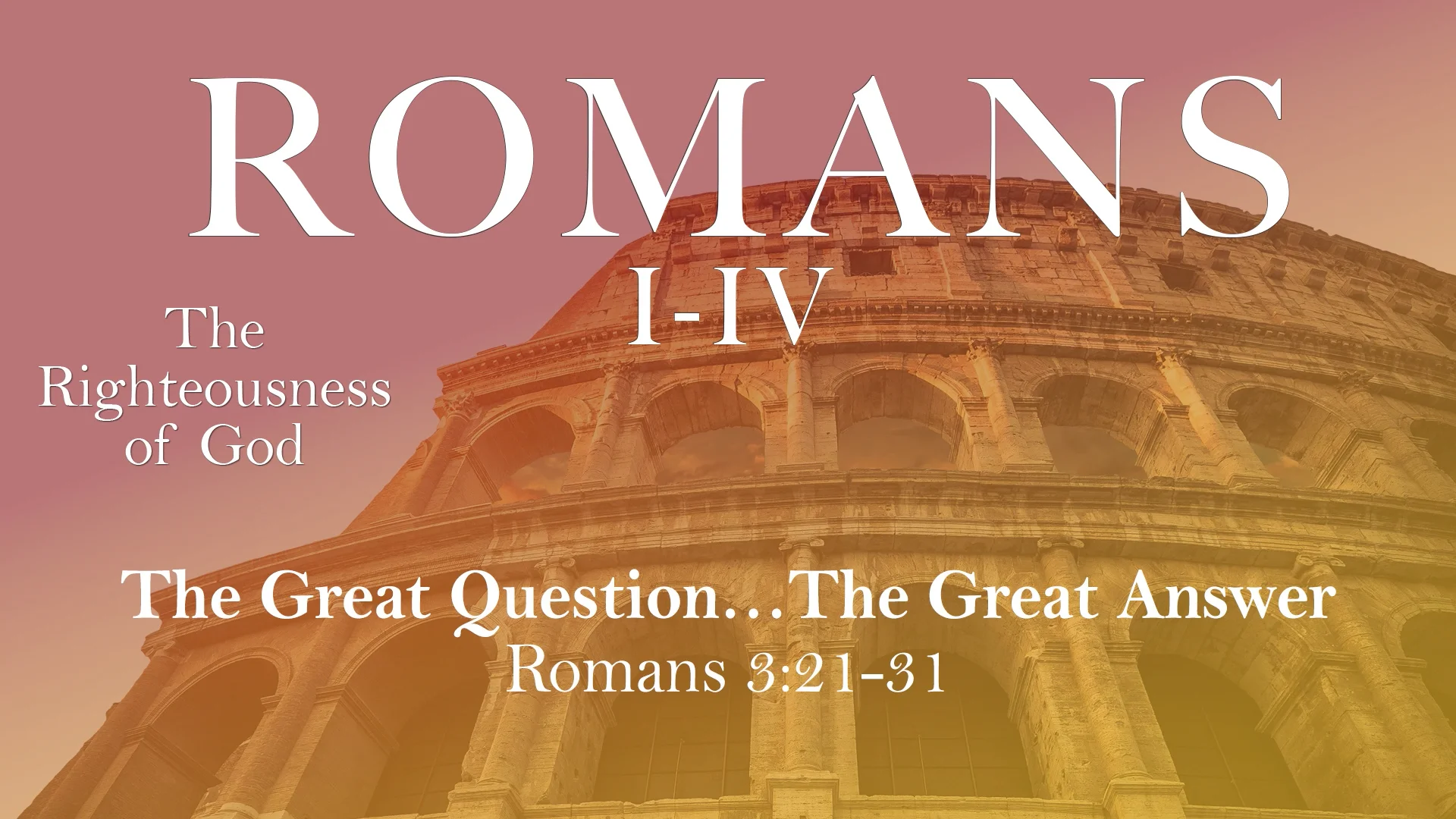 The Great Question... The Great Answer on Vimeo