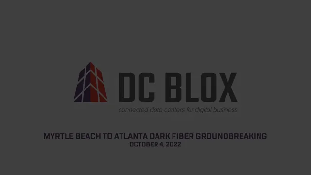 Evans Celebrates Groundbreaking of DC BLOX CLS