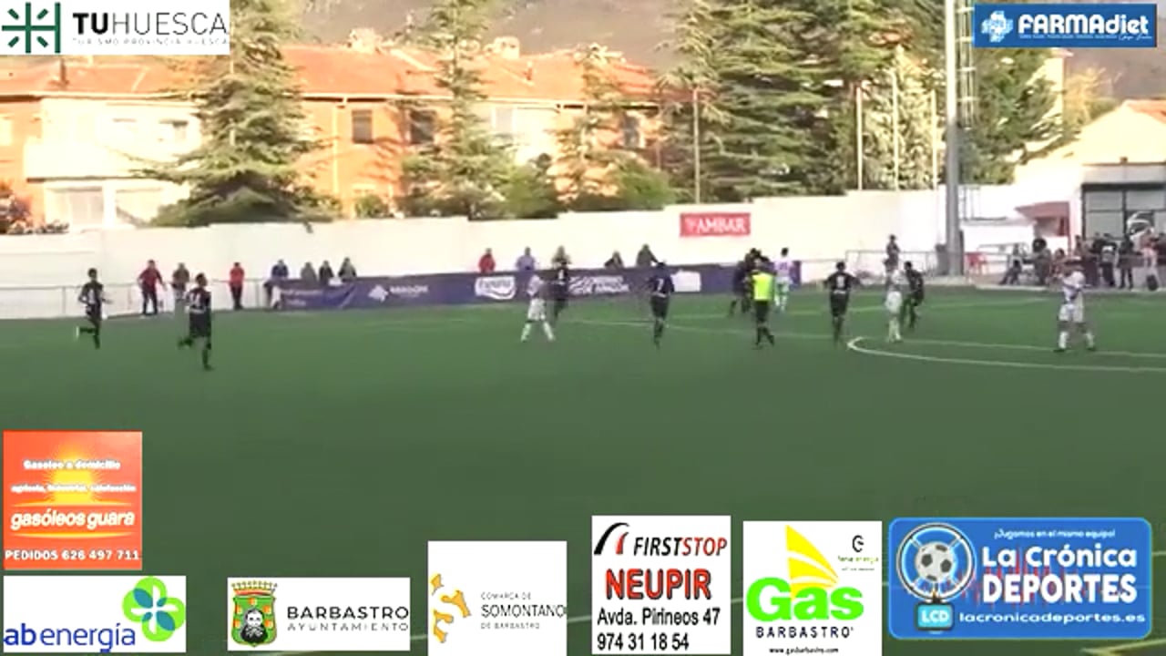 (RESUMEN y GOLES) CD Utrillas 1-3 UD Barbastro / Jornada 5 / 3ª División