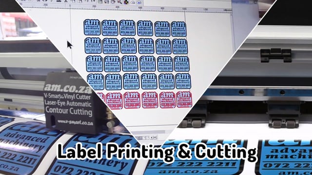 Label Printing by V-Smart Plus Automatic Contour Cutting with FastCOLOUR Large Format Printing