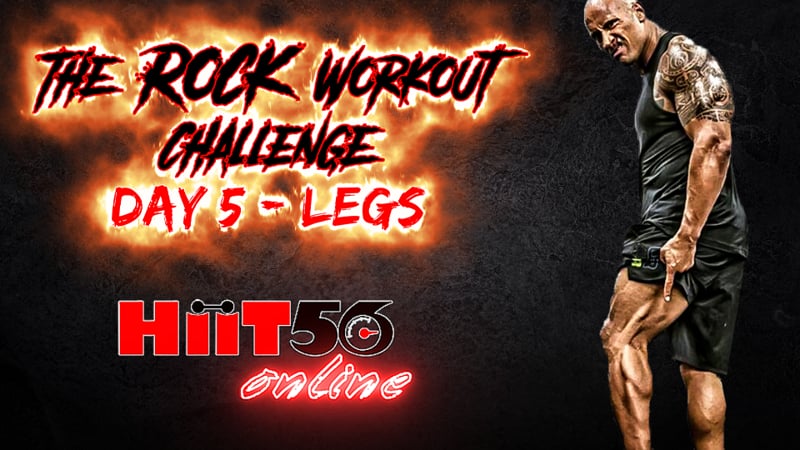 The Rock Workout Challenge | Day 5 | Legs