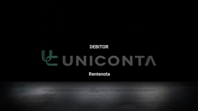 Rentenota i Uniconta