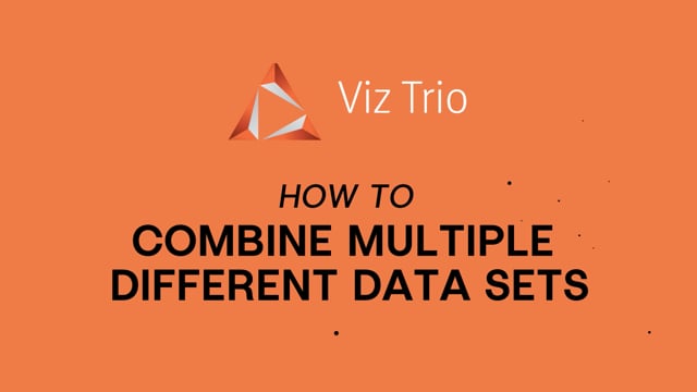Viz Minute: Combine multiple different data sets with Viz Trio