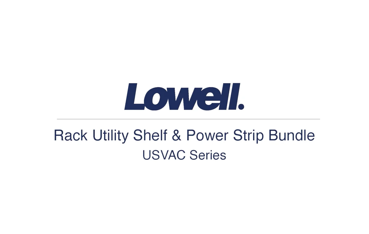 Lowell RackMount Utility Shelf with Power Strip.mp4 on Vimeo