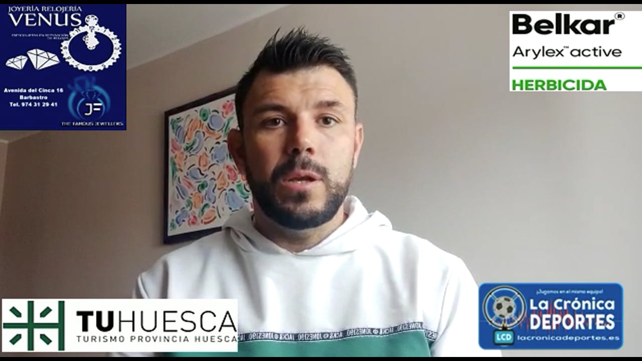 DAVID BERNAL (Entrenador Cariñena) CF Illueca 1-1 CD Cariñena / Jornada 5 / 3ª División