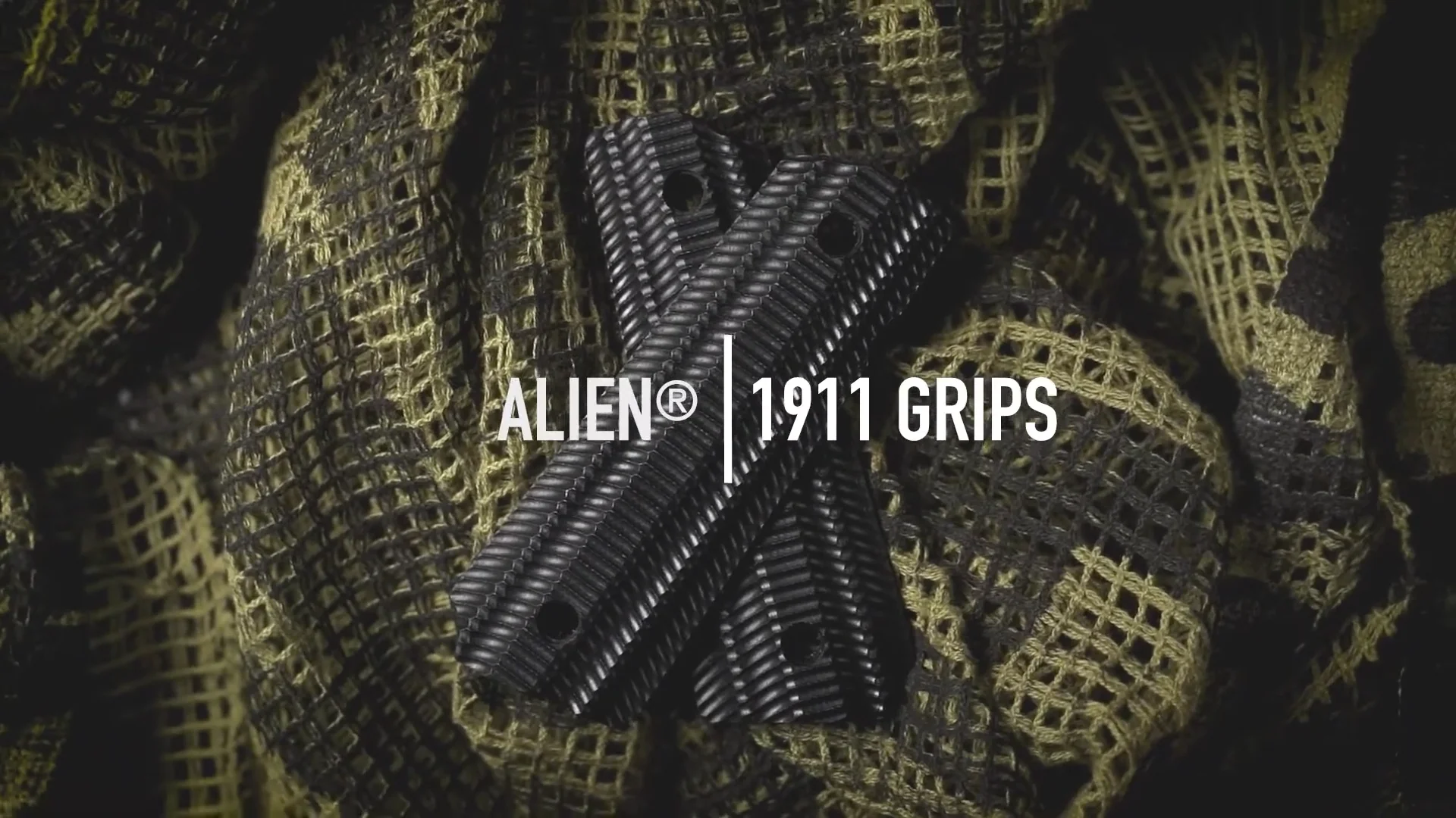 VZ Alien 1911 Grips - Dirty Olive