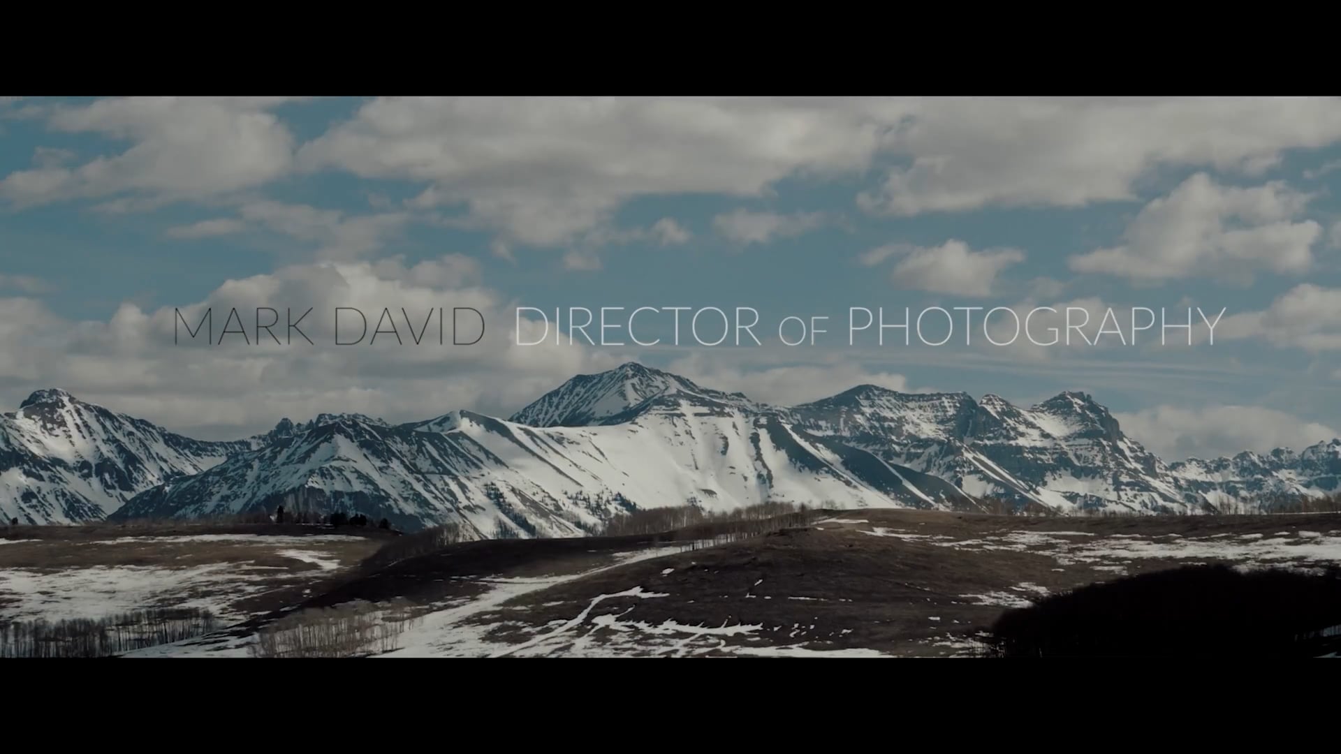 Mark David DOP Reel 2023 (Narrative Long Form)