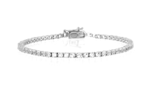 4.70 ct. t.w. White Topaz Tennis Bracelet in Sterling Silver