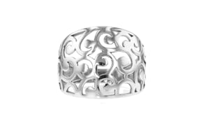 Sterling Silver Scrollwork Ring