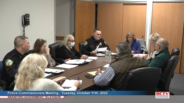 Police Commissioners - 10/11/2022