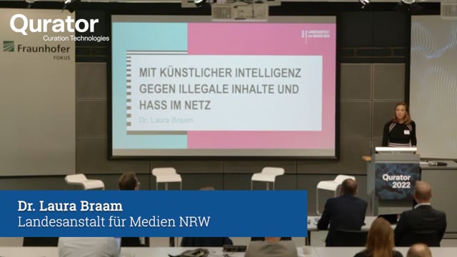 Dr. Laura Braam (LfM NRW): Mit künstlicher Intelligenz gegen illegale Inhalte und Hass im Netz