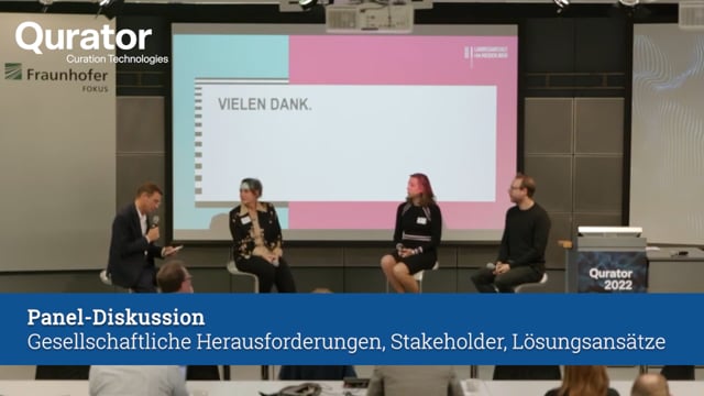 Panel 1: Gesellschaftliche Herausforderungen